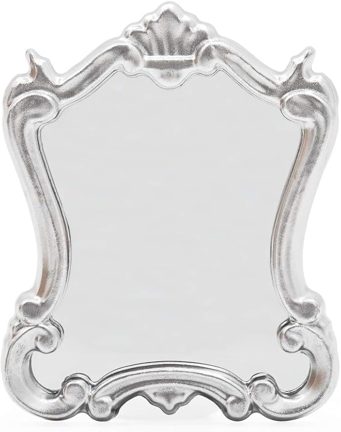 Odoria 1/12 Miniature Wall Mirror Dollhouse Decoration Accessories, Silver