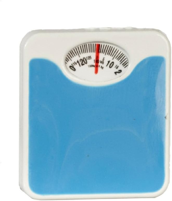 Dollhouse Miniature 1:12 Scale Blue Bathroom Scale #G7211