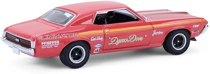 Greenlight Collectibles 13370-A Muscle Series 30-1:64 Scale Diecast Model - 1969 Mercury Cougar Eliminator - Dyno Don