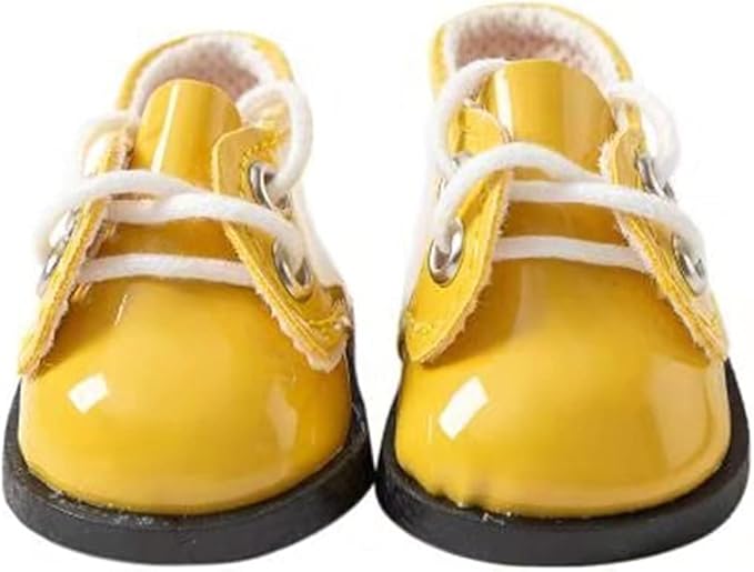 8 Pairs Doll Shoes Fit 14.5 inch American Doll Wellie Wishers Doll Including Boots, Sandals, Sneakers, Leather Shoes, etc
