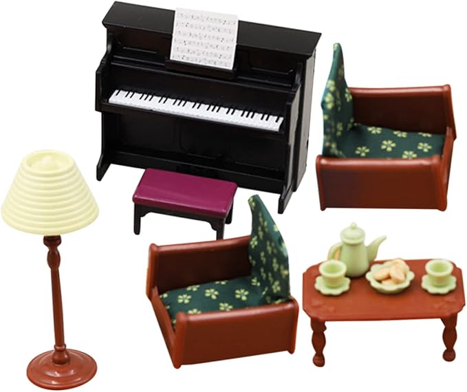 Kisangel 1set Miniature Doll Furniture Realistic of Decorative Accessories for Dollhouses for Home Decor and Mini Landscaping and Wear-Resistant Design