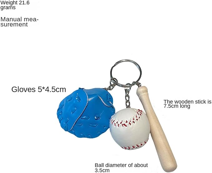 COSTOYFUN Mini Cute Soccer Keychain Bowling Tennis Baseball Keychain for Men Women Boys Girls Gift