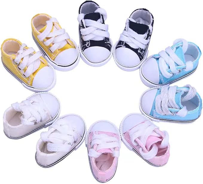 YIJING Doll Accessories,Five Pair 18 Inch America Doll's Shoes,Suitable for 18 inch Doll,Best Gift for Girl