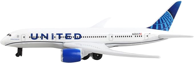 Daron Toy Airplane – United Airlines – Die-Cast Metal Model Airplane Toy with Plastic Parts for Kids Ages 3+