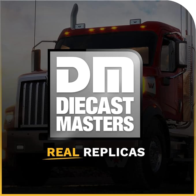 Diecast Masters Western Star 4700 SF Tandem Day Cab Tractor Metallic Red 1/50 Diecast Model