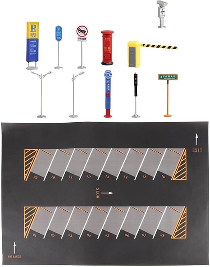 1:64 Vehicle Scene Layout for Miniature Car Models, Style C