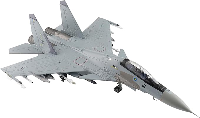 Hobby Master | 1:72 Scale Diecast Military Aircraft Replica | Su-30MKM M52-18, TUDM, Lima 2019 | Model HA9509