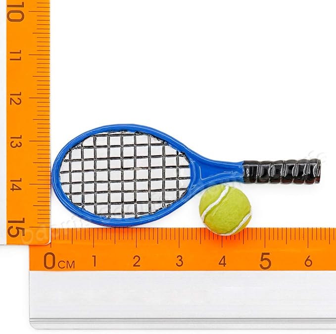 Odoria 1/12 Miniature Tennis Racket Racquet Dollhouse Accessories