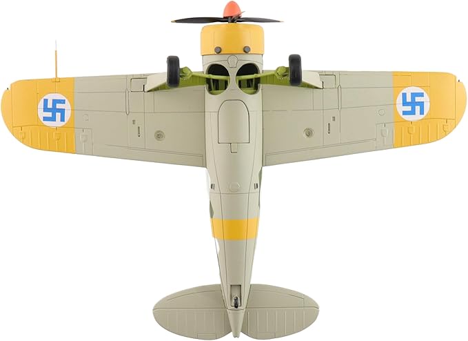 Hobby Master | 1:48 Scale Diecast Military Aircrafts | Brewster Model 239 "Buffalo (Winter Scheme) BW364, 3/LeLv 24, Flown by WO Ilmari Juutilainen, March 1942 | Model HA7014