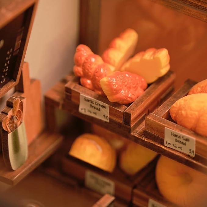 Anavrin Book Nook Ikseon-Dong Hanok Bakery Miniature House 3D Booknook for Adults, Teens and Book Lovers, Library Decor, Creative Gift for Family, Friends, and Elderly