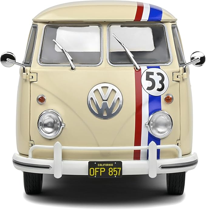SOLIDO 1:18 Volkswagen T1 Pick UP Racer 53 Beige 1950