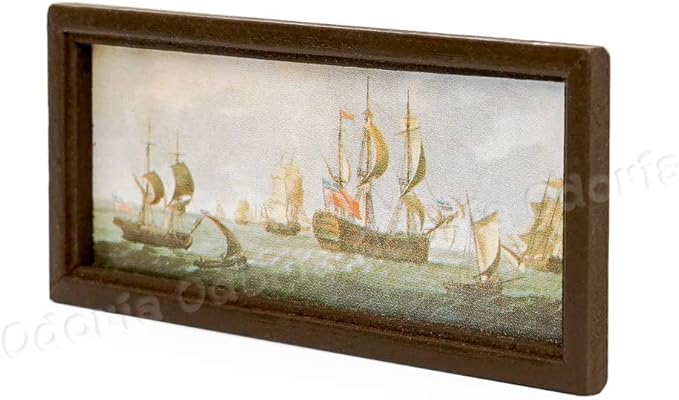 Odoria 1/12 Miniature Framed Art Wall Picture Painting Dollhouse Accessories