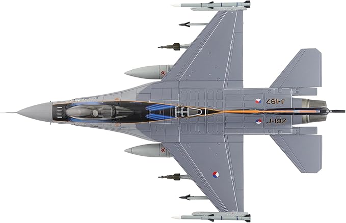 Hobby Master | 1:72 Scale Diecast Military Aircraft Replica | F-16AM J-197, RNLAF, 2024 "Final Flight | Model HA38054