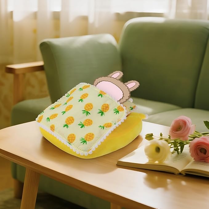 17cm La Booooo Booooo Doll Beds, La Booooo Booooo Furniture, Pineapple Pattern Compatible with la Booooo Booooo Dolls