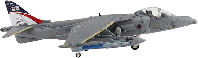 Hobby Master | 1:72 Scale Diecast Military Aircraft Replica | Harrier GR.9 ZD406, Royal Navy Strike Wing, RAF Station Cottesmore, 2009 | Model HA2652