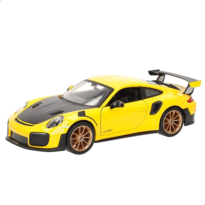 Maisto 1:24 Scale Special Edition 2018 Porsche 911 GT2 RS Diecast Vehicle - Yellow/Black