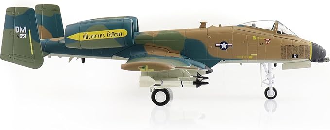Hobby Master | 1:72 Scale Diecast Military Aircraft Replica | A-10C Memphis Belle III 78-0651, Capt Lindsay Mad Johnson, David-Monthan AFB, 2023-24 | Model HA1338