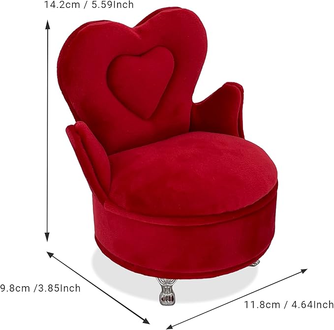 Yikko 1/6 Sofa Cushions for Dollhouse Living Room or Bedroom Decor, 12inch Dolls Accessories, Furniture for Blythe-Doll, Gift for Women Jewelry Box(X36-YS32)