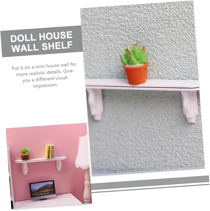 Garneck 2Pcs Dollhouse Realistic Miniature Display for Enhancing Mini House Decor for Dollhouse Accessories