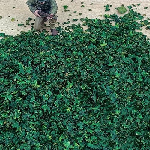 Warmtree Realistic Miniature Leaves Simulation Leaves for DIY Mini Model Railway Fairy Garden Architecture Diorama Scenery Landscape Layout Diorama Village Accessories, Pack of 4