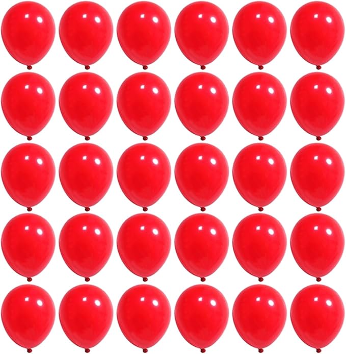 5 inch Red Party Balloons, 100 pcs Mini Latex Balloons for Birthday Wedding Baby Shower Decorations(Red)