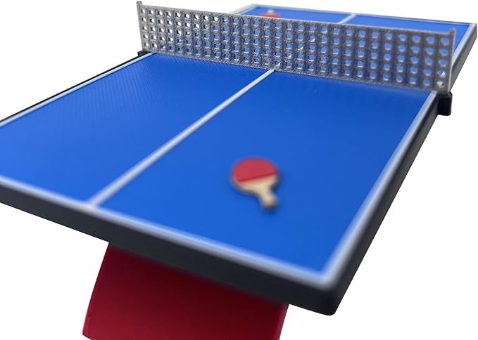 KiBcsLic 1:12 Scale Miniature Table Tennis Table Model Collectibles Pretend Handmade Micro Landscape Dollhouse Furniture