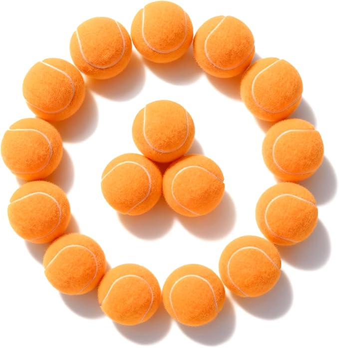 PoyPet 16-Pack Tennis Balls Bulk for Practice,Training and Beginners | Ideal for Dog Fetch,Chew and Play