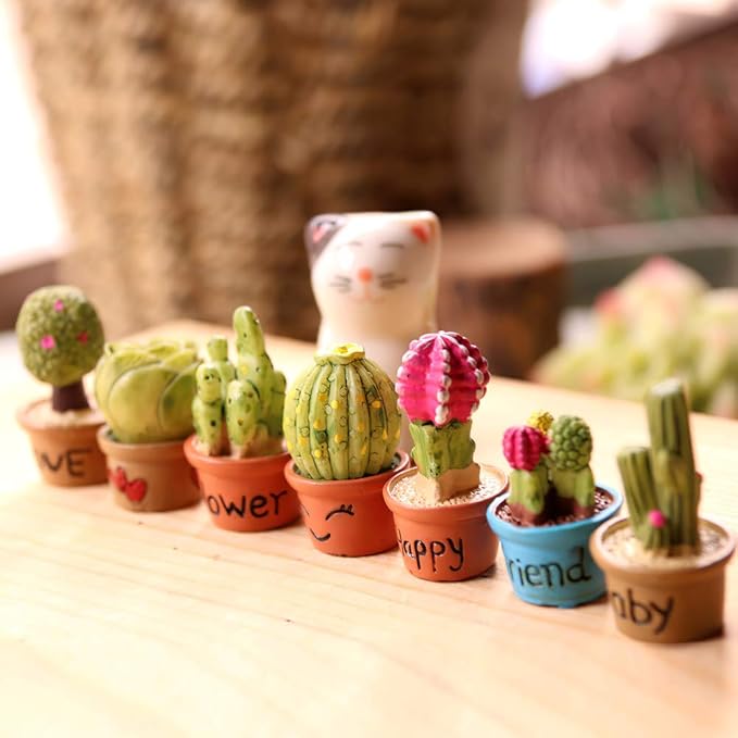 Dollhouse Decoration Plant Pots Miniature Green Potted Bonsai Models Decor,1:12 Miniature Plant
