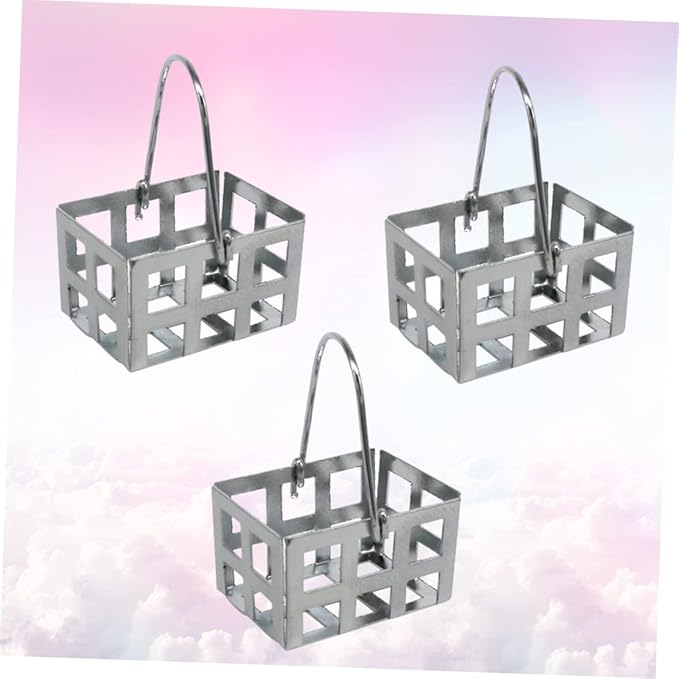 Milisten 8pcs Mini Metal Creative Miniature House Adornment Lightweight Safe Metal Material for Dollhouse Decor Playtime Accessories