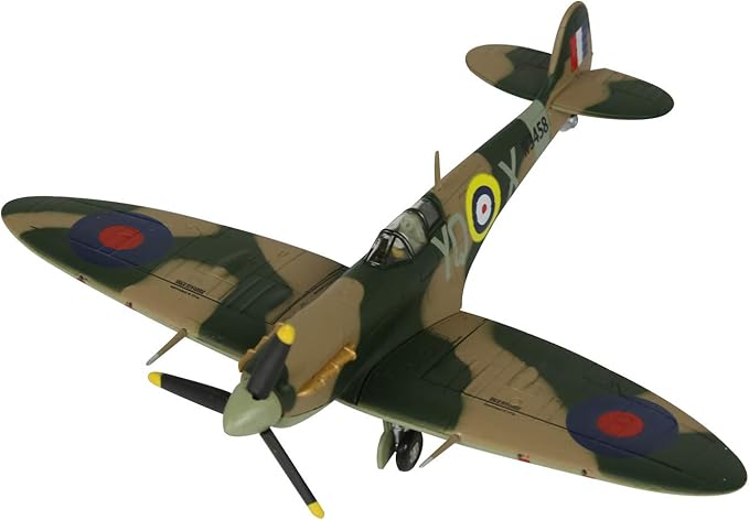 HANGHANG 1/72 Scale United Kindom Spitfire Fighter Attack Plane Metal Fighter Military Model Fairchild Republic Diecast Plane Model for Commemorate Collection