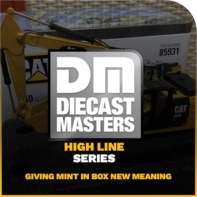 1:50 Caterpillar 320F Hydraulic Excavator – High Line Series by Diecast Masters - 85931