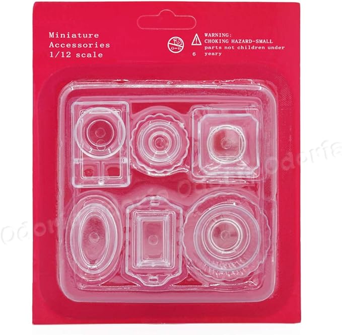 Odoria 1/12 Miniature Dish Tableware 12Pcs Dollhouse Decoration Accessories