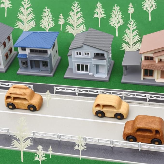 LUEYAO Mini Model Miniature Trees Mixed Train Scenery Architecture Fake Trees for DIY Crafts Building Model Scenery Landscape White 1.2-3.9 inch 20 PCS