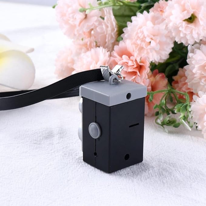 Mini Camera for Dolls, Dollhouse Miniature Digital SLR Camera Dolls House Decoration Mini Camera Ornament Vintage Camera Model Dollhouse Accessories