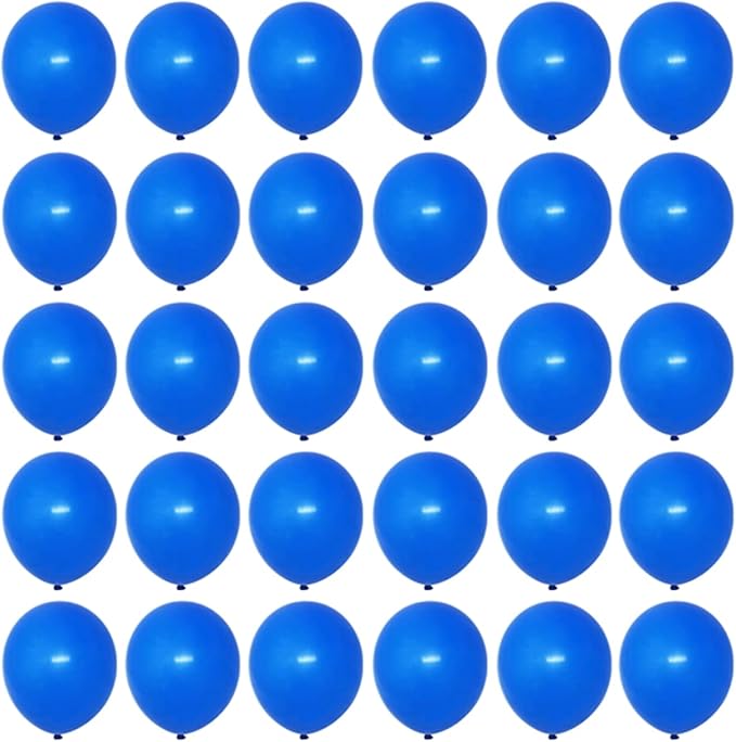 5 inch Royal Blue Party Balloons, 100 pcs Mini Blue Birthday Balloons Latex Balloons for Birthday Wedding Baby Shower Decorations (Royal Blue)