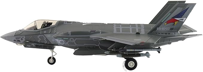 Hobby Master | 1:72 Scale Diecast Military Aircraft Replica | F-35A Lightning II 69-8702, 302nd FS, JASDF (w/Painted RAM Panels) | Model HA4443
