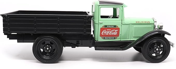 Motor city classics Coca-Cola Diecast Collectible | 1931 Ford Model AA (Green Version) 1:24 Scale 424024 Officially Licensed