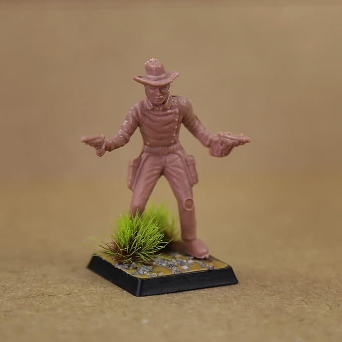 Evemodel Miniature Vegetation Bush Shrub Tufts Artificial Grass with Bases War Game Railroad Scenery (C)
