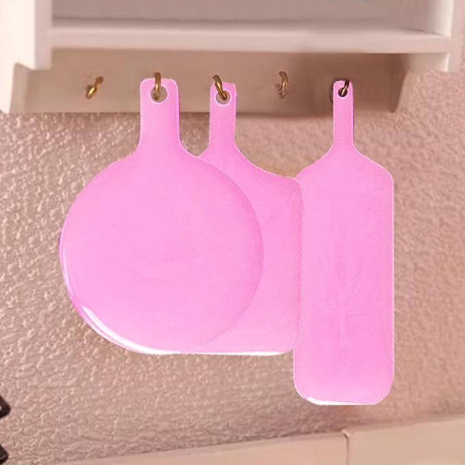 Mini Simulation Bread Tray Resin Silicone Mold for Epoxy Resin Casting for DIY Art Craft Mini Dollhouse Kitchen Accessories Display Decoration
