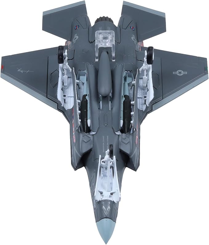 F-35B Lightning ⅡFighter Jet Model-1/72 Scale Lockheed Martin BF01 Steath Metal Aircraft Models for Collector, Aviation Enthusiast-Premium Collectiable with Display Stand