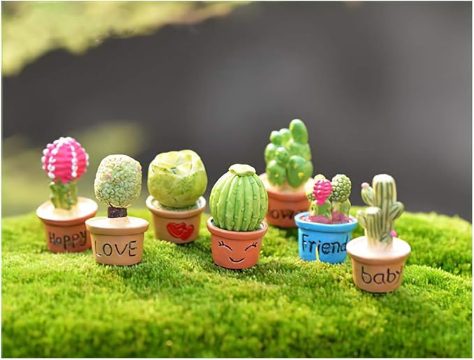 Dollhouse Decoration Plant Pots Miniature Green Potted Bonsai Models Decor,1:12 Miniature Plant