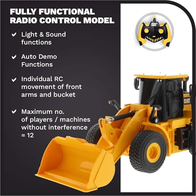 Diecast Masters | 1:35 Scale Radio Control Cat 950M Wheel Loader | Model 23003