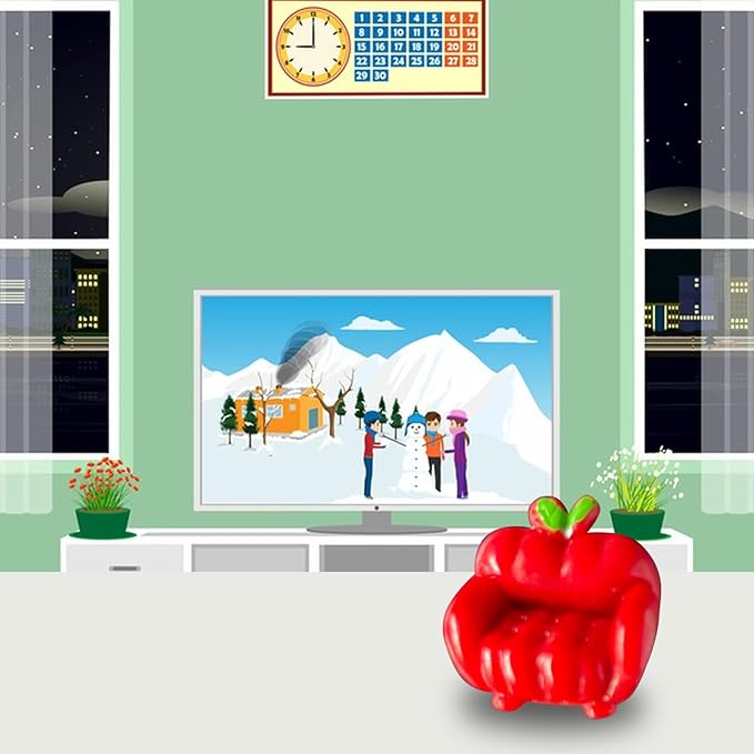 Mini Apple Sofa Shape Resin Silicone Molds 3D Tiny Sofa Epoxy Casting Molds for DIY Micro Resin Fairy Garden Dollhouse Kitchen Miniatures Landscape Decor