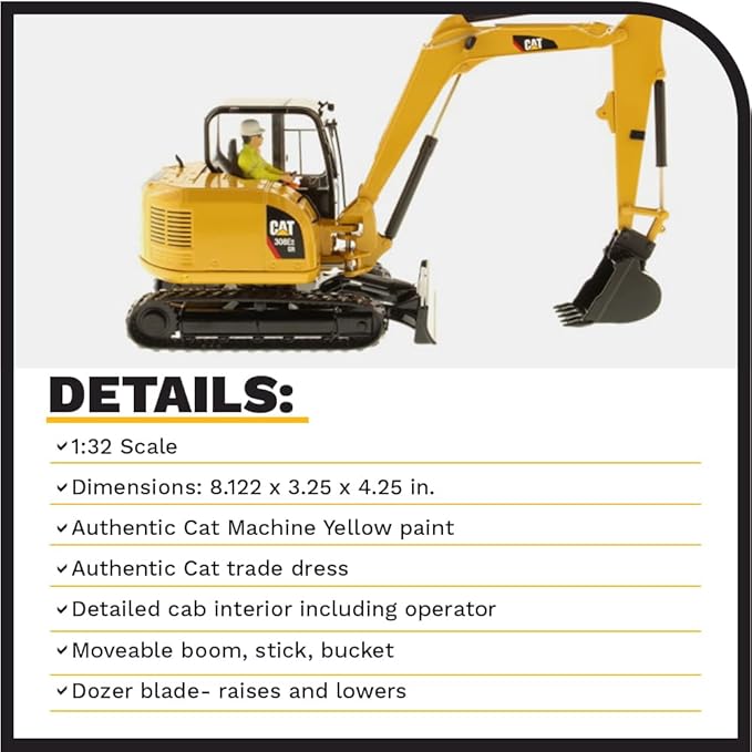 Caterpillar 308E2 CR SB Mini Hydraulic Excavator High Line Series Vehicle