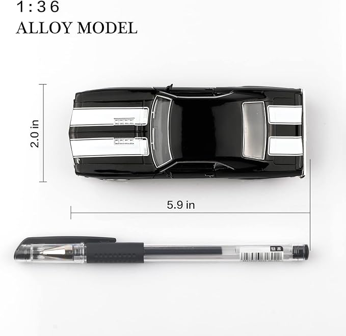 1/36 Scale Chevrolet 1969 Camaro SS Diecast Cars Models,Pull Back Vehicles Toy Cars,Cars Gifts for Boys Girls