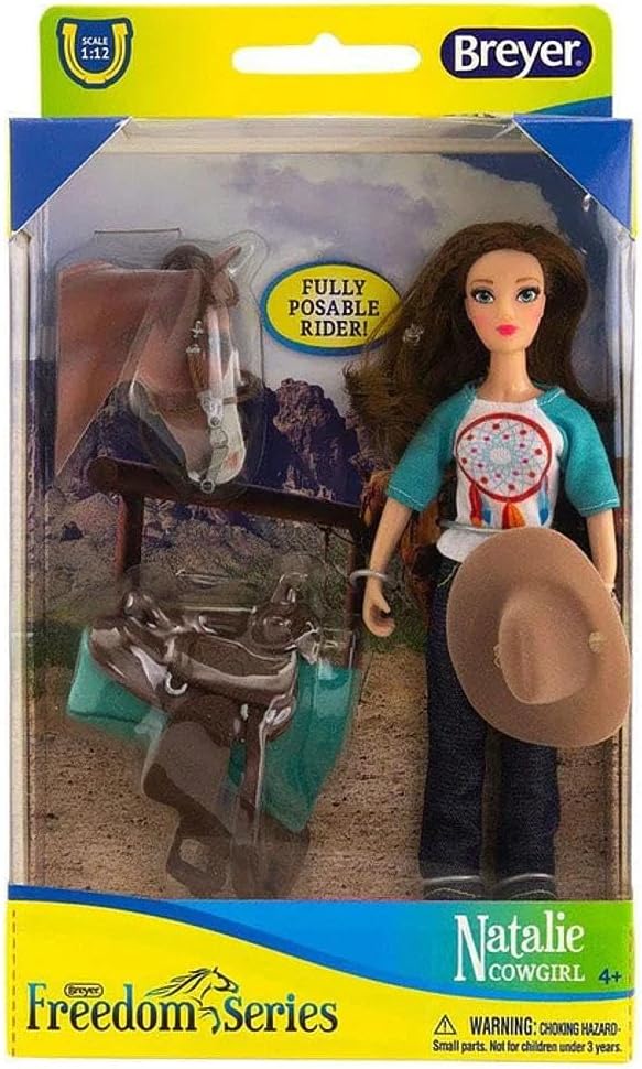 Breyer Freedom Series (Classics) Natalie Cowgirl Doll | 5 Piece Doll and Accessory Set | 1:12 Scale | Model #62025 ,7 inches