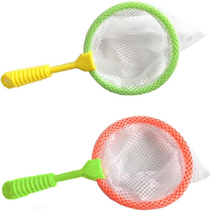 Shindel Durable Kids Bug Catcher Nets, 6PCS Insect Collecting Net Bath Toy Adventure Tool Early Learning Tool for Specimen Observation