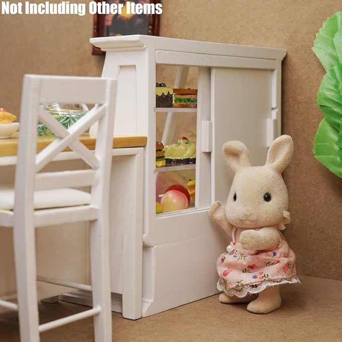 Odoria 1/12 Miniature Bakery Display Case Dollhouse Furniture Accessories