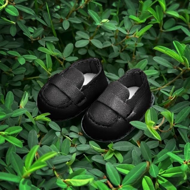 Compatible with Labubu Doll Shoes for 17cm Doll,Shoes Used for Labubu Accessories (A-Black)