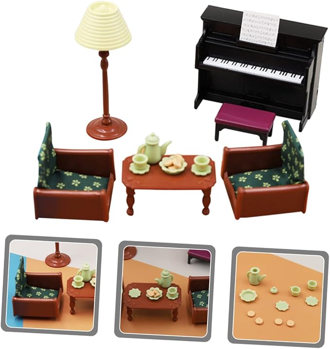 Milisten 1set Delicate Miniature Model of Realistic Doll Furniture for Mini House Accessory Multi-Purpose Decor for Projects and Miniature Life Scenes Compact Design and Smooth Finish